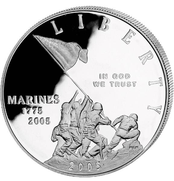1 Dollar USA US Marine Corps 2005 Polierte Platte (PP)