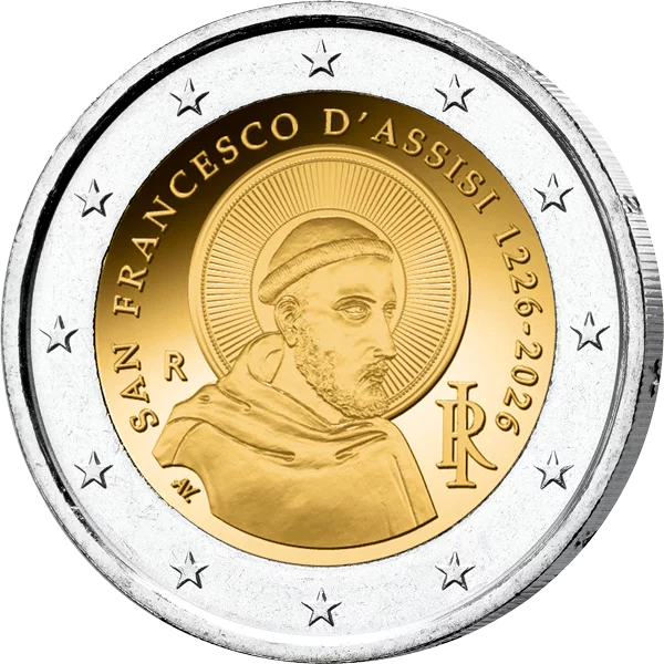 Vorderseite 800. Todestag des Heiligen Franz von Assisi