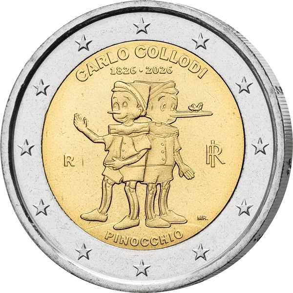 Vorderseite 200. Geburtstag von Carlo Collodi &ndash; Pinocchio