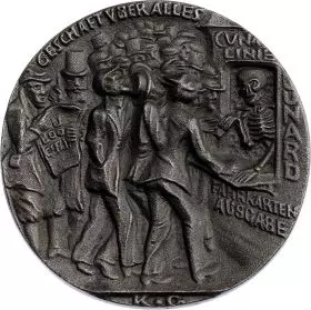 Pièce / Médaille Suisse De 1883 - Zurich - Durussel - Type Médaille étrangère